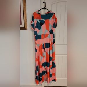 Multi Colored Shirt Dress